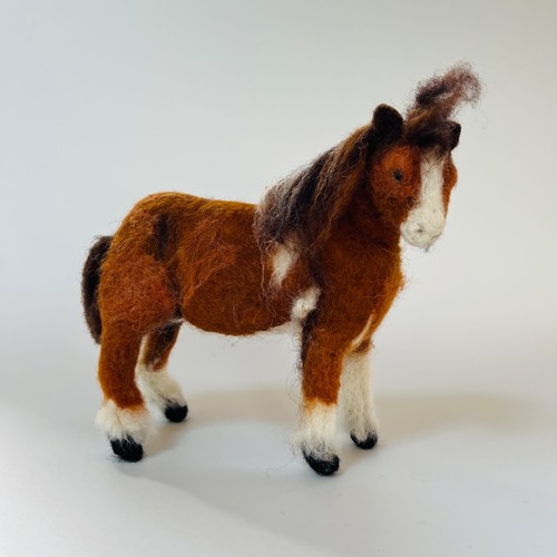 Needle felted animal - needle,