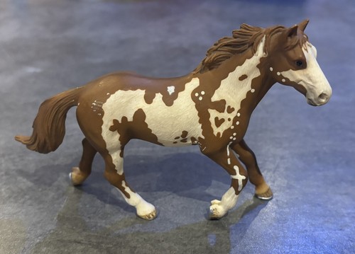 Schleich brown white pinto - schleich, &